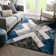 Tapis bleu / gris Marvale