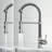 Edison 19" H 1-handle Pull-Down 2-Function Sprayer Kitchen Faucet-28294597-25293738
