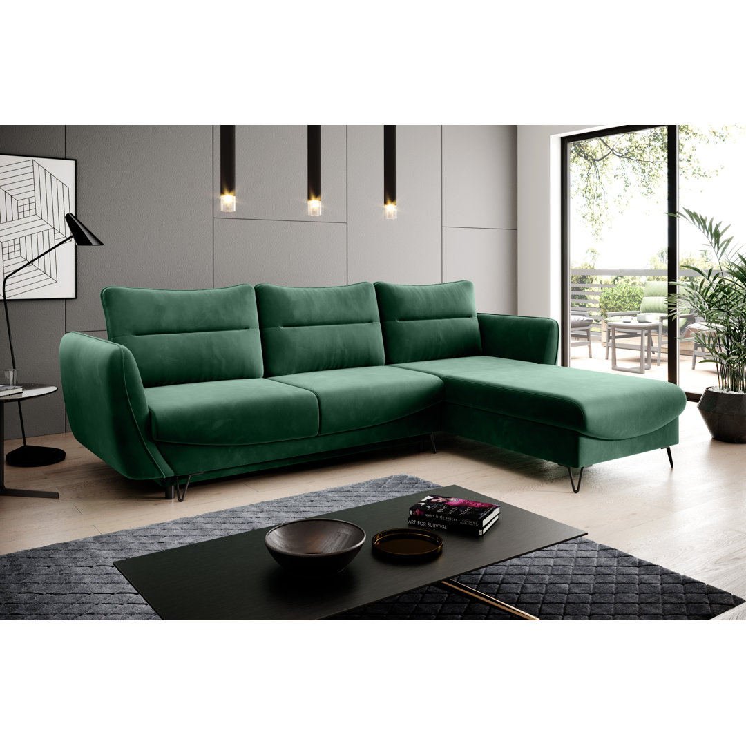 Ecksofa Stotesbury mit Bettfunktion