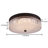 Stunning Glimmering Striped Glass Ceiling Light  11.8 Inch Elegant Modern Flush Mount Ceiling Light For Low Ceilings