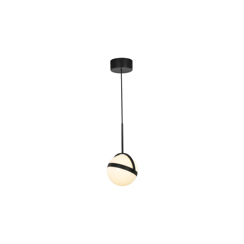 Globo 1 - Light LED Pendant, Matte Black