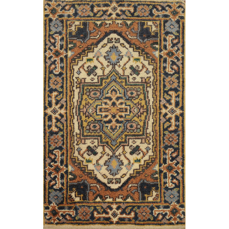 Tapis traditionnel en laine fait à la main 2 x 3