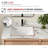 20.75 in. x 15.5 in. Porcelain, White Rectangular Undermount Bathroom Sink