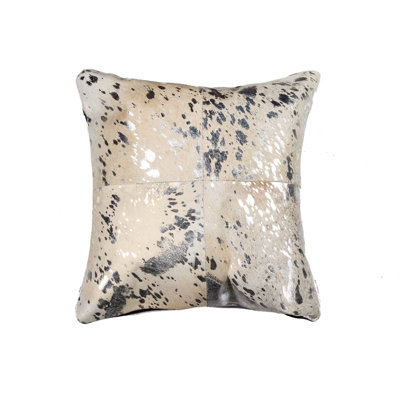 Animal Print Microsuede Throw Pillow