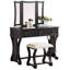 Ensemble coiffeuse avec tabouret et miroir Potterville-1278480505