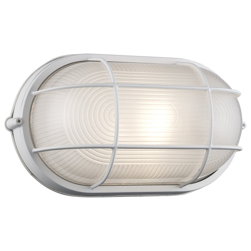 Luminaire de type hublot pour l'extérieur Alwigh, Blanc