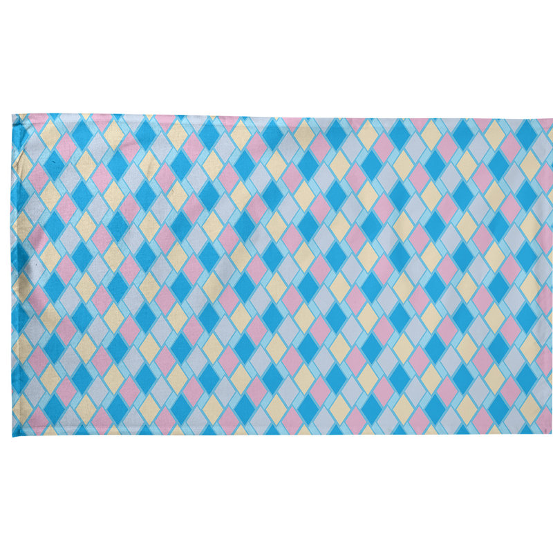 Mcguigan Tea Towel Kitchen Towel, Poly Twill, Blue/Gray