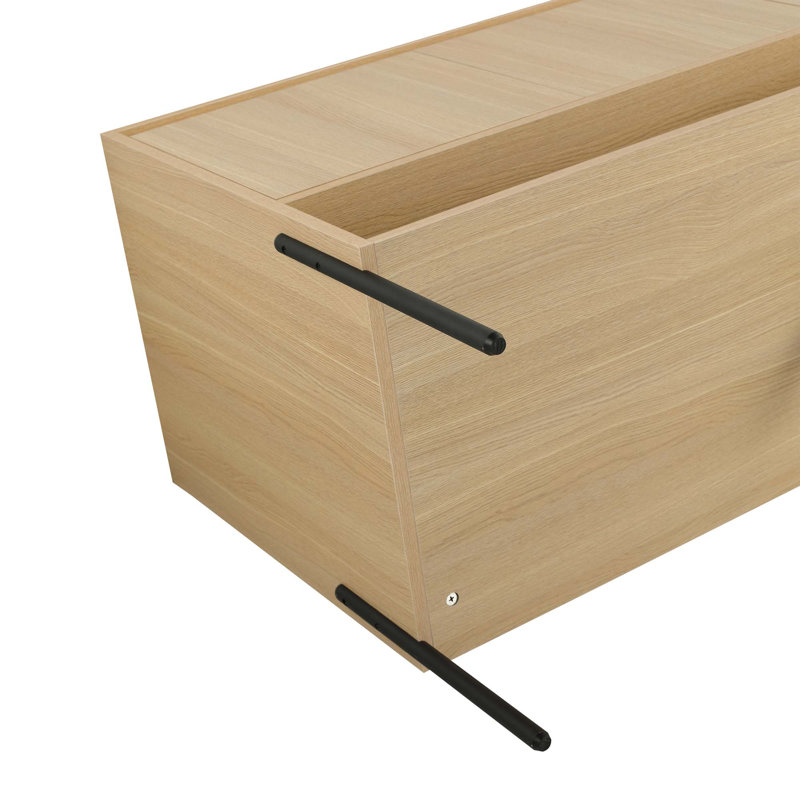 Meuble-lavabo autoportant et portes d'armoire à fermeture en douceur, à l'exception du lavabo