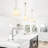 Ellrich Fabric Cone With Metal Chandelier Timeless Elegant Dining Room-269370932-311397291