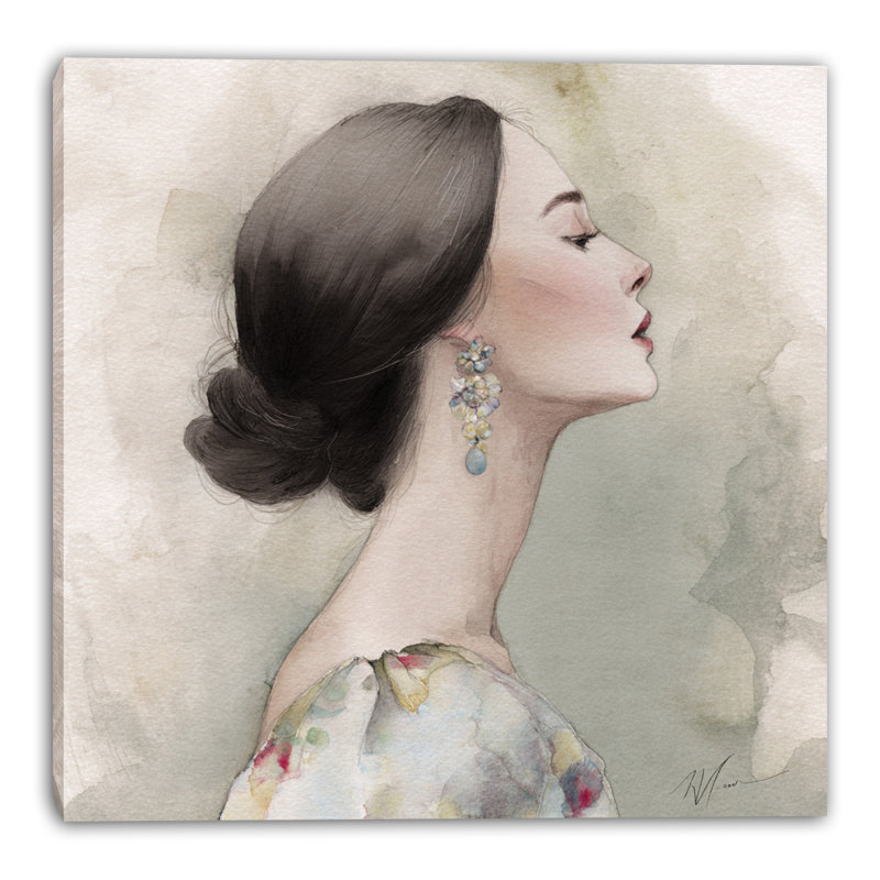 «Quiet Emerald», art mural sur toile tendue, 20 po L x 20 po H x 1,5 po P