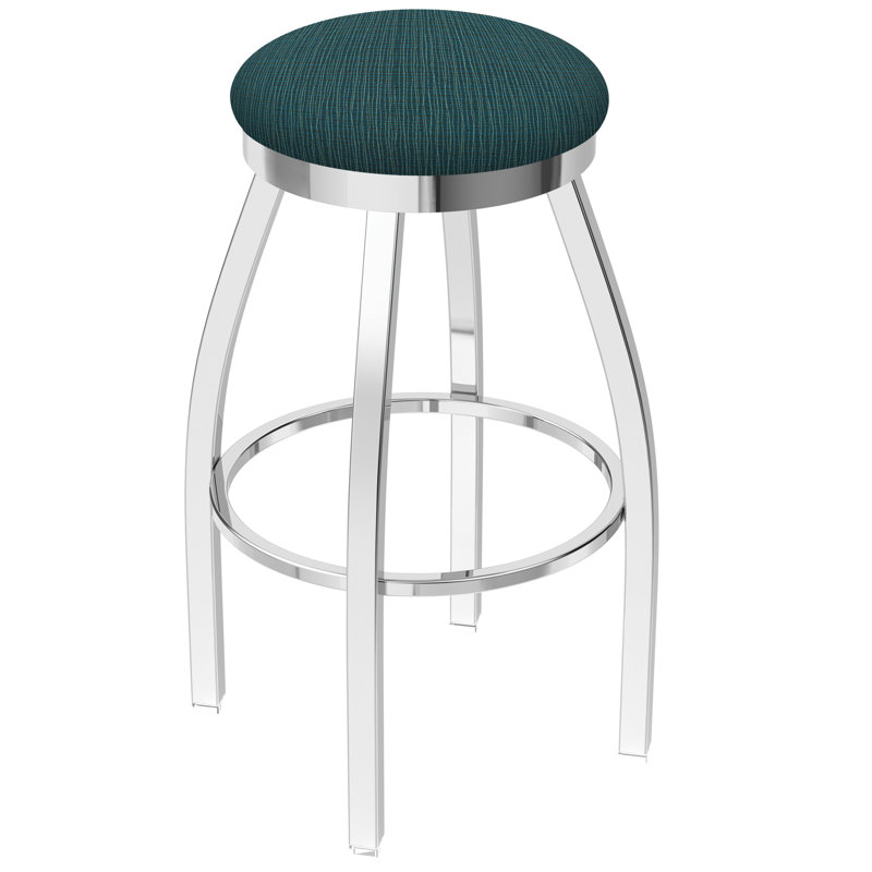 Tabouret pivotant80280 Misha, Tissu - marée graphique, Étain, Tabouret de bar (assise de 30 po de hauteur)
