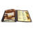 Yescom 30 Pack 8.5"X14" Menu Cover 3 Pages 6 Views Black Triple Book Style Cafe Restaurant Folder-55821767-55821766