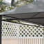 Couvercle de remplacement pour abri de jardin gris, 10 pi x 13 pi, circulation d'air et drainage, structure de remplacement 13 pi, gris, système de drainage, espace