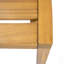 Ensemble de 2 chaises de salle à manger d'extérieur durables en bois d'acacia