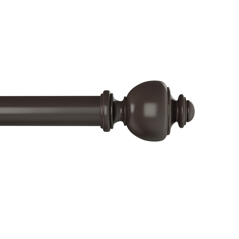 Tringle à rideaux 1 pouce Bowenfels, H 2,5 po x l 84 po x P 2,5 po, Bronze