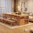 Rectangular Solid Wood desks-107394011