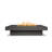 Cowden Rectangle 65,000 BTU Concrete Propane Fire Pit Table-1897568855-1981862695