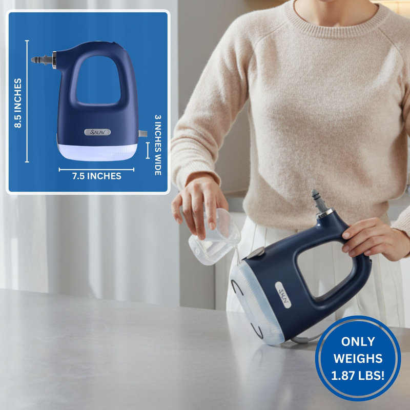 SALAV CS-100 Cleansteam Compact Steam Cleaner, Navy