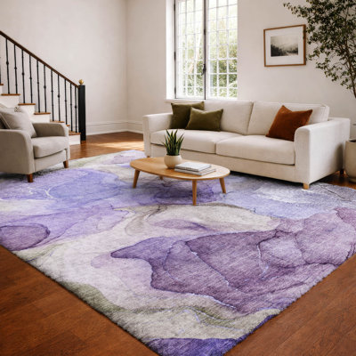 Tapis de qualité supérieure lavable à la machine à poils longs ADS504