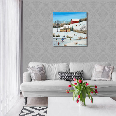 Lark Manor ™ «Bright Day» par Sharon Mark, art mural en verre acrylique