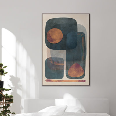 David Brown " Warm Chromatic I " by David Brown Painting Print