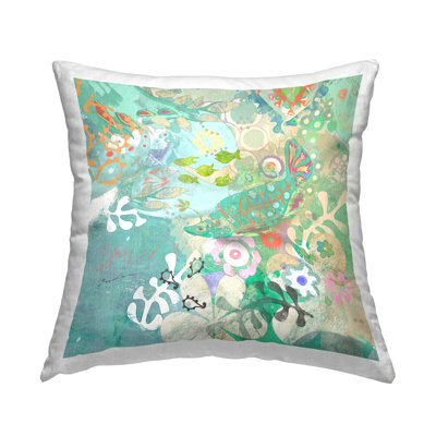 Coussin Coral & Fish Marine Life