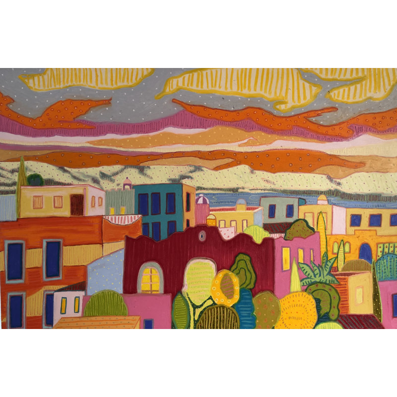 Sunset Over La Presa Print by Jeff Ferst, 17.25" H x 21.25" W 