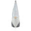 Décoration de Noël 14 "gnome debout gris avec chapeau à paillettes argent