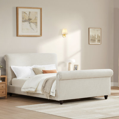 Lit-bateau tapissier Waverly