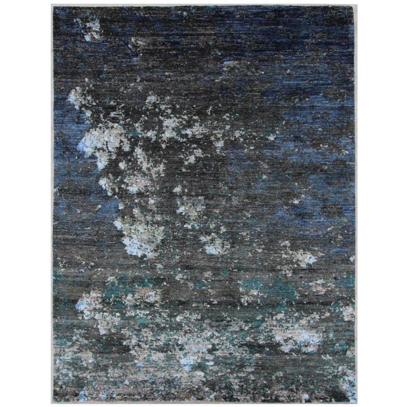 Geometric Hand Knotted 178cm X 236cm Area Rug