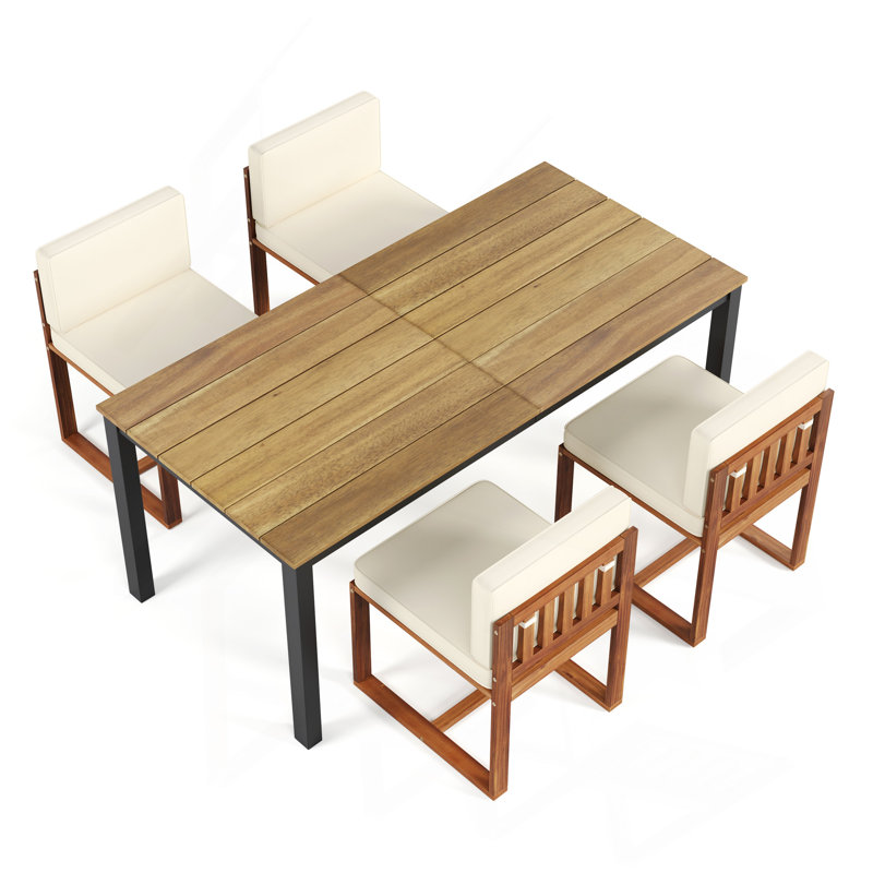 Ensemble de 5 tables et chaises de patio