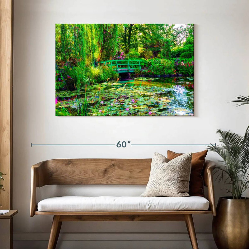 Jardin de Senne Monet à Giverny, France, H 30 po x l 45 po