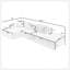 Ensemble de canapé modulaire de salon modulaire, canapé minimaliste moderne, canapé à installation libre, canapé en bloc de tofu minimaliste italien en forme de L, faisant face à la gauche, tissu éponge-914648113-914648112