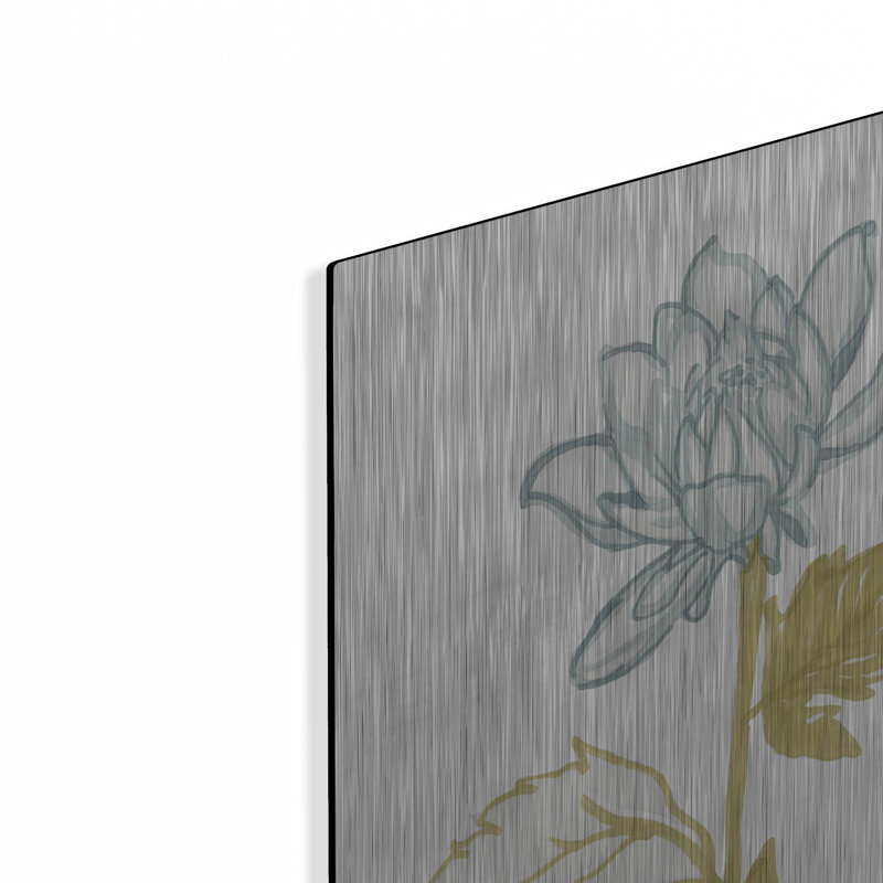 «Countryside Bloom 1» par Stellar Design Studio, art mural en métal, 16 po x 24 po, H 24 po x l 16 po