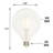 6.5 Watt (60 Watt Equivalent) G40 LED Dimmable Light Bulb Warm White 2700 K E26/Medium (Standard) Base