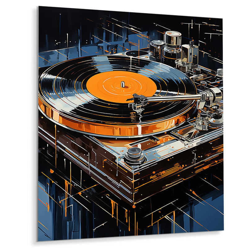 Jaune et noir, platines tournantes Brilliance, H 20 po x l 12 po x P 1 po