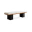 Banc rembourré blanc-1918903409