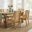 Farmhouse Rustic Side Chair - Durable Solid Wood Dining Chair With Linen Upholstered Seat & Decorative Armrests-661629257