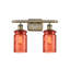 Éclairage pour meuble-lavabo à intensité réglable en laiton antique 2 lumières Wingo-47748949-107619869-107619859