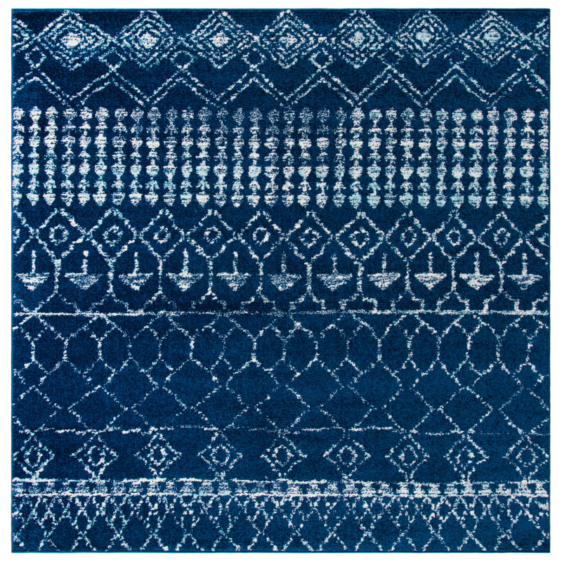 Metivier Geometric Area Rug, Square 201cm