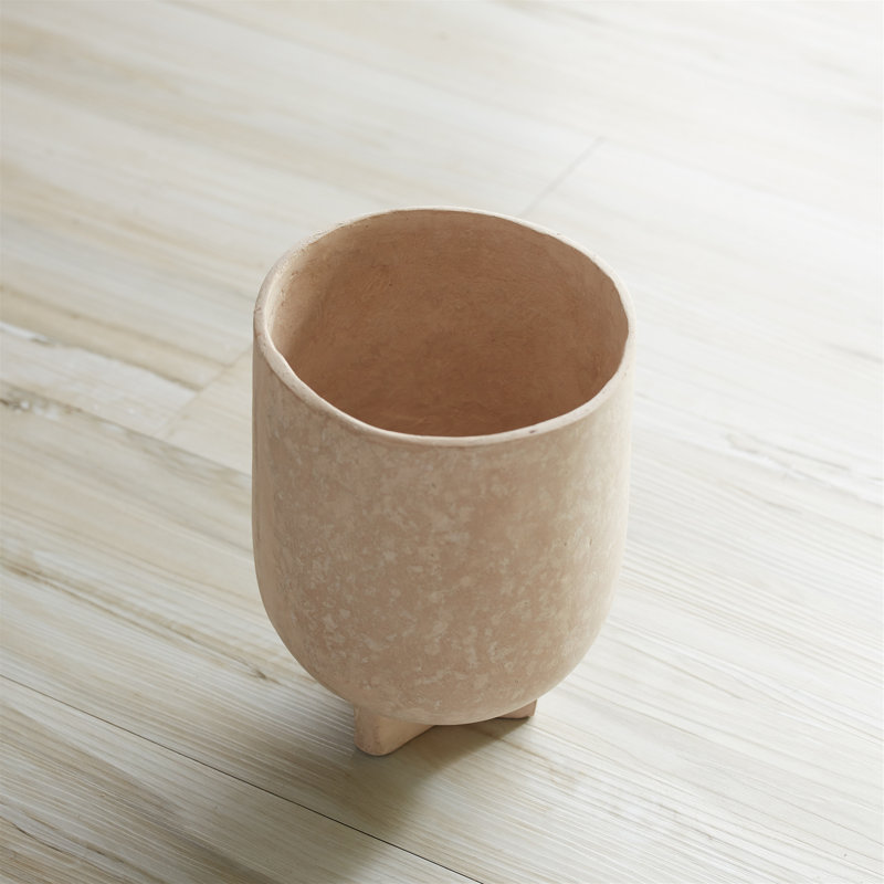 Vase en craie de papier recyclé H 7 po