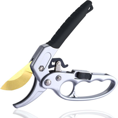 Garden Pruning Shears Titanium Steel With Ergonomic Handle, 1 Inch Cut Capacity