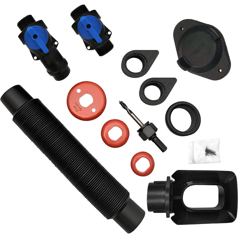 EarthMindedConsumerProducts Plastic and Hose and with Diverter Kit Diverter, 4" H x 3" W x 4" D