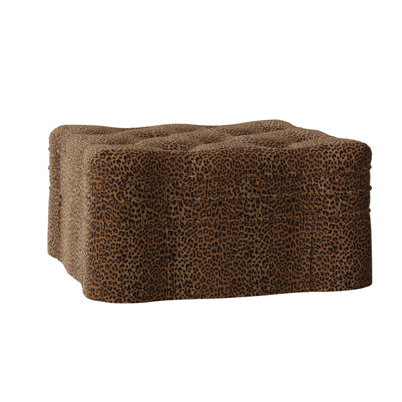 Corvo Square Ottoman, 32" W, Aubrey Silver