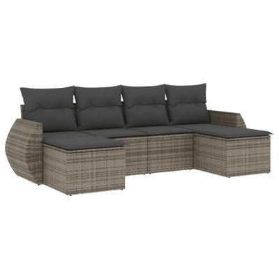 Garden Sofa Set Grey