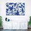 Fleur bleue au crochet sur toile-1492891111