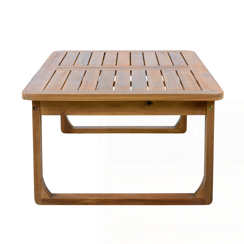 Acacia Wood Outdoor Coffee Table
