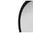 Varsha Oval Glossy Black Mirror-348517943