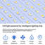 Lustre géométrique unique à intensité variable à 3 lumières Boudreau