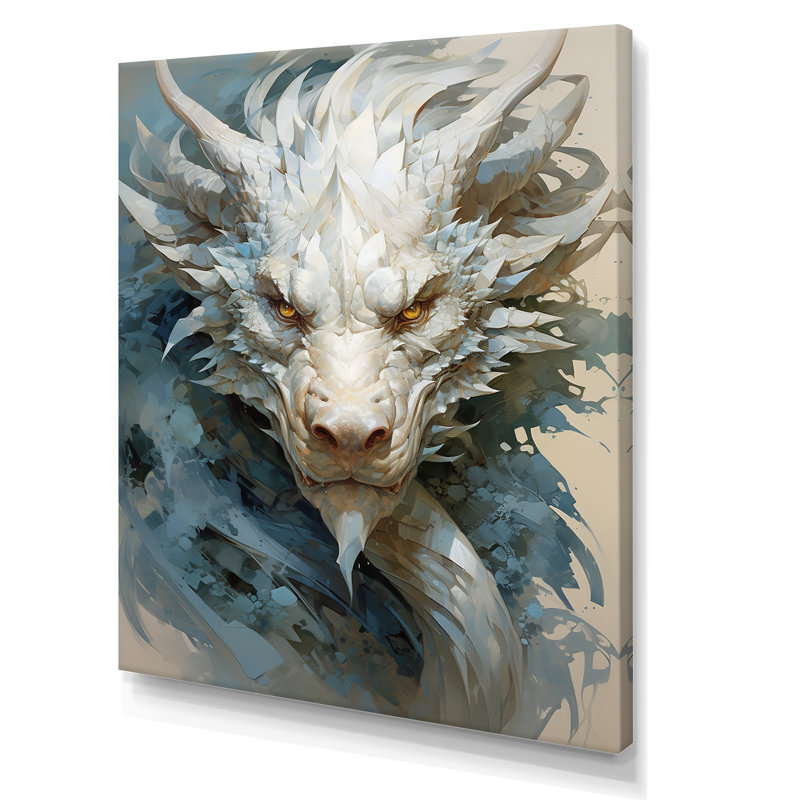 Dragon S Enchanted Realm II - Dragons, reproduction d'art sur toile encadrée, 20" H x 12" W, Toile tendue
